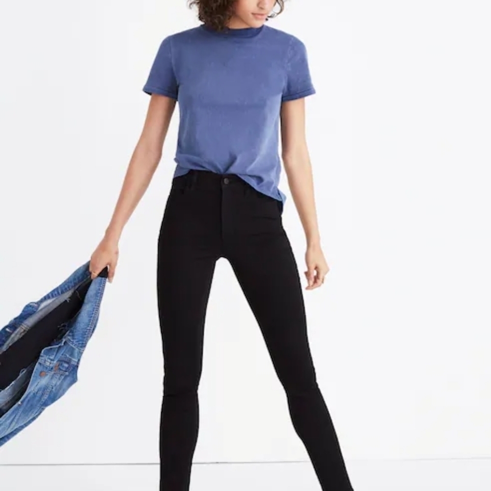 Madewell Roadtripper Skinny Jeans Size 27 Bennett Black
